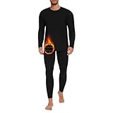 AKKQHH Thermo Unterhosen Herren Lange Warm Thermohose Männer Thermounterwäsche...