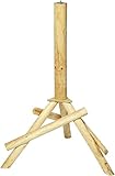 dobar® 95000e Vogelhaus-Ständer - Massivholz Ständer für Vogelfutterhäuser...