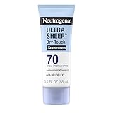 Neutrogena Ultra-Sheer Dry-Touch-Sonnenschutzmittel, SPF 70, 88 ml -...