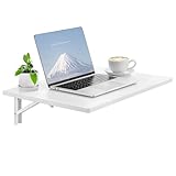 VEVOR Wandklapptisch, 60 x 40 cm, Klapptisch, schwebender Schreibtisch mit...