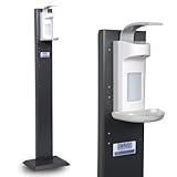 SWAVGO - Hygienestation mit Desinfektionsspender - Desinfektionssäule mit...