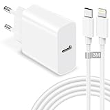 iPhone Ladekabel 3M mit USB C Ladegerät, 25W iPhone Ladegerät mit Ladekabel...