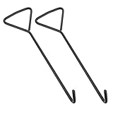 Aiyomi 2 Stücke 60cm Kanaldeckelheber, Kanalhaken Schachthaken Gullihaken...