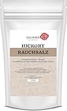 Saliamo | 250g Hickory Rauchsalz - geräuchertes Salz, Meersalz smoked,...
