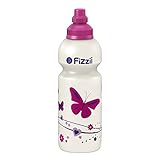 Fizzii Kinder- und Freizeittrinkflasche 600 ml (auslaufsicher bei Kohlensäure,...