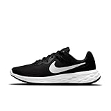 Nike Revolution 6 Straßenlaufschuh für Herren, Black/White-Iron Grey,...