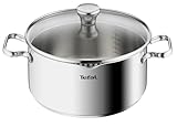 Tefal A70546 Duetto Kochtopf | 24 cm | induktionsgeeignet | einfache Reinigung...