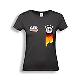 Deutschland - T-Shirt Trikot für Frauen EM 2024 - Germany - Europameisterschaft...