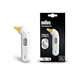 Braun ThermoScan 3 Ohrthermometer | Schnelle 1-Sekunden-Messung | Akustische...