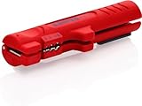 KNIPEX Abmantelungswerkzeug für Flach- und Rundkabel in Blister 125 mm, 16 64...