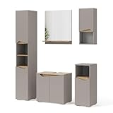 Vicco Badmöbel-Kombination Marelle, Badezimmerschrank-Set,...