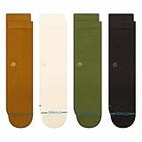 Stance Icon Crew 3er Pack, Gold, Large