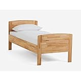 DICO Wildeiche Massivholz Komfortbett Seniorenbett 430.00, Wildeiche Honig...