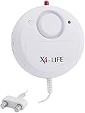 X4-LIFE Wassermelder 120 dB - Wasseralarm - Bewährter Schutz vor Wasserschäden...