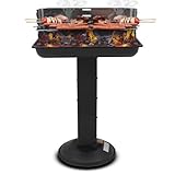 Muntel Holzkohlegrill edelstahl,Säulengrill, BBQ-Grill,inkl 5-fach...