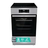 Gorenje GEIT5C61SPG Standherd mit Induktionskochfeld, 50 cm, 70 Liter,Silber,...