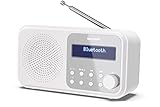 SHARP DR-P420 Portables Digitalradio (DAB/DAB+/FM mit RDS, USB, Bluetooth 5.0,...