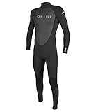 O'Neill Herren Reactor Ii 3/2mm Back Zip Full Wetsuit, Black/Black, XL EU