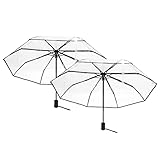 Gokelomg 2X Transparenter, automatischer für Frauen und Männer, Druckknopf...