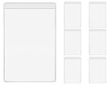 ZoeTekway 12 x Transparente Ausweishülle Kartenhülle Ec Karten Schutzhülle...