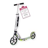 HUDORA BigWheel 205 Scooter - Stabiler Aluminium-Roller - Höhenjustierbarer &...