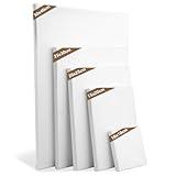 5 Stück Leinwand Set, leinwand zum bemalen, keilrahmen, leinwände für...