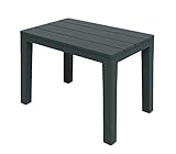 Spetebo Garten Beistelltisch in anthrazit - 60x39x45 cm - Kunststoff Gartentisch...