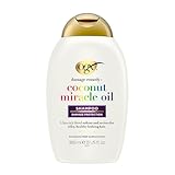 OGX Coconut Miracle Oil Shampoo 385 ml, feuchtigkeitsspendendes Haarshampoo mit...