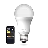 Klyqa E27 White WLAN Lampe I Smarte LED Glühbirne Kalt- & Warmweiß I...