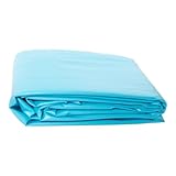 poolomio Poolfolie blau für Stahlwandpool rund 360 x 120 cm | Poolinnenfolie...