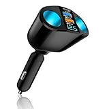 5-in-1 Auto Zigarettenanzünder Verteiler, 66W Auto KFZ Ladegerät Adapter...