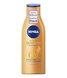 NIVEA Body Lotion Straffend + Bräunend Q10, Pflege für eine sanfte Bräune mit...