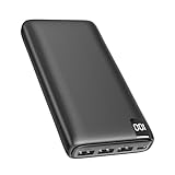 Power Bank 26800mAh Externer Akku: Riapow Powerbank 3A Schnelles Aufladen (USB C...