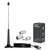 Bingfu DAB FM UKW Radio Antenne für stereoanlage Teleskopantenne mit Magnetfuß...