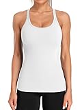 Attraco Sport Tank Tops Damen Built-in BH Workout Tanktop Racerback Yoga...