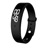 LIUQOBN Vibrationsalarm-Armband, wasserdicht, leiser Wecker, vibrierende...