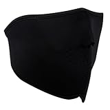 JewelryWe Sport Maske Schwarz Fahrradmaske: Atmungsaktiv Halbgesichtsmaske...