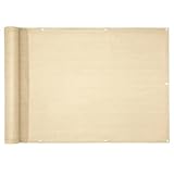 casa pura Balkon Sichtschutz UV-Schutz - 90x500cm - wetterbeständiges und...