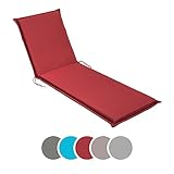 sleepling Auflage Gartenliege, Bequeme Liegenauflage, Polster Sonnenliege 190x58...