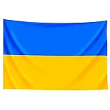 MAGUSA Unisex-Erwachsene Abmessung: 100 x 150 cm Ukrainische Flagge, Gelb/Blau,...