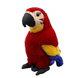 Champracer Vogel Plüschtier - Niedliche 30 cm Ara Papagei Stofftier Kuscheltier...