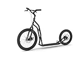 Yedoo S2016 Disc Tretroller - bis 150 kg, Kickscooter mit Luftreifen 20/16 -...