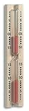 TFA Dostmann Sauna-Sanduhr, aus massivem Buchenholz, 40.1001, Rot, L54 x B40 x...