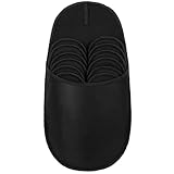 ONVAYA® ABS Gästepantoffel | Schwarz | 6er Set | Antirutsch Sohle | Hausschuhe...