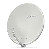 DUR-line Select 80cm Satellitenschüssel/Aluminium Sat-Antenne [ 3X Test SEHR...