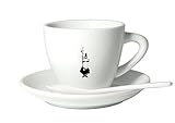 Bialetti Y0TZ099 Tazzina Cappuccino Istituzionale (con Piattino),Porcellana, 1...