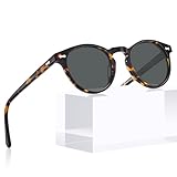 CARFIA Runde Sonnenbrille für Damen Polarisierte Frauen Sunglasses mit 100% UV...