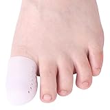 Aoliandatong 10 Stück Gel Zehenkappen Zehenschutz für große Zehen, Silikon...