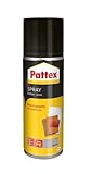 Pattex Sprühkleber Power Spray Permanent, lösemittelhaltiger Sprühklebstoff...