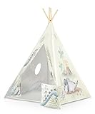 Nukido Tipi Zelt Für Kinder Tippi Kinderzelt Montessori Spielzelt Lesezelt...